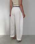 SusyMix - Pantalone con stellina LT bianco