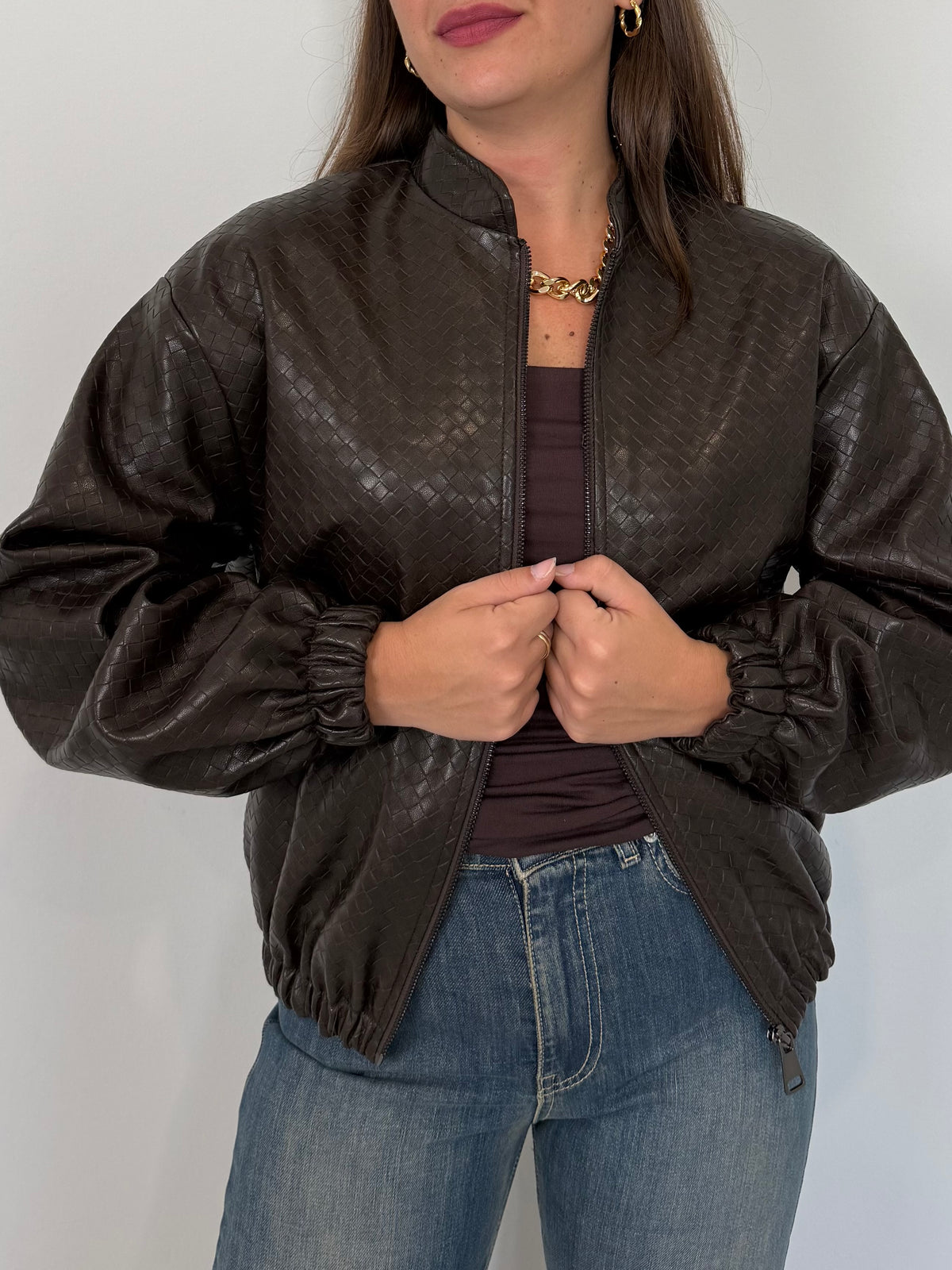 SusyMix - Bomber intrecciato Moro