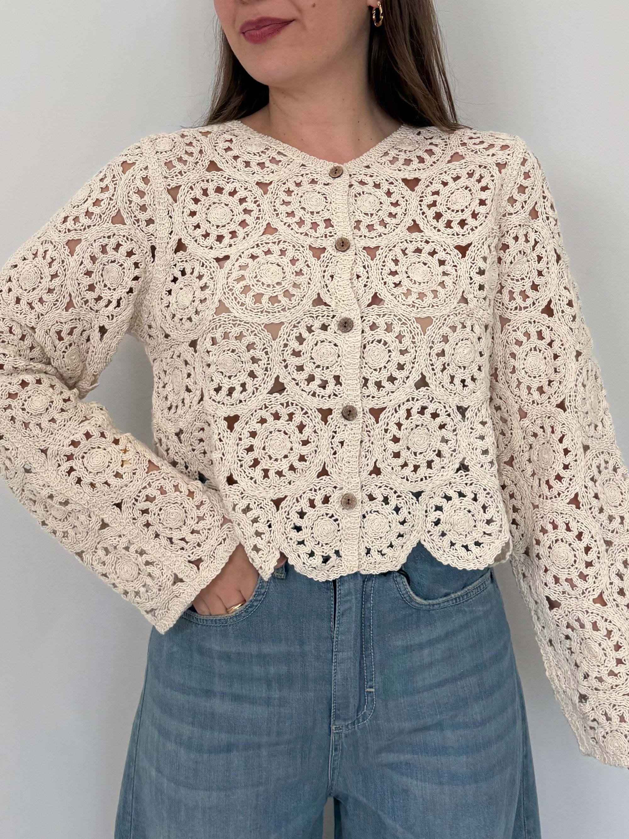 SusyMix - Cardigan in crochet