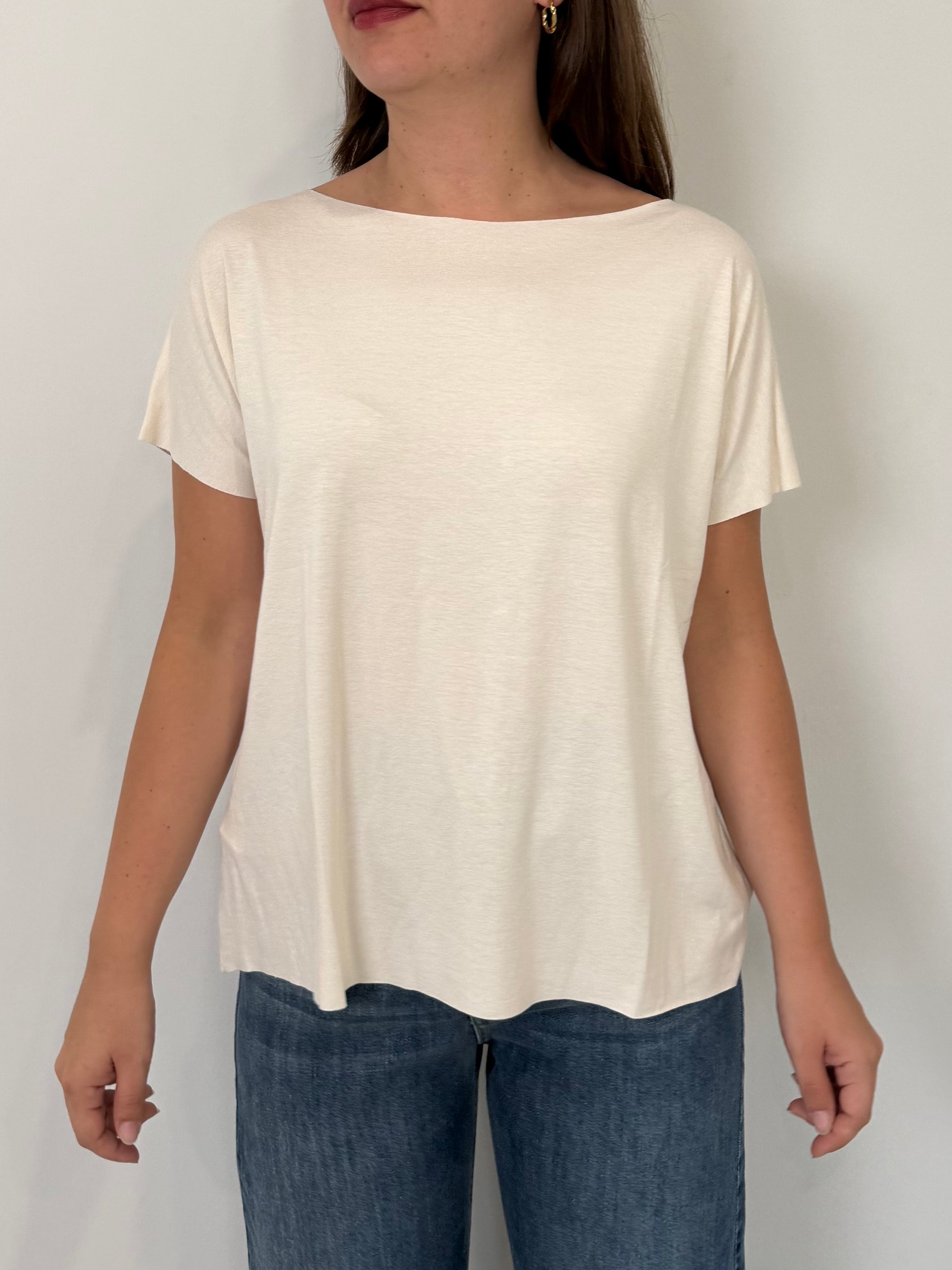 SusyMix - T-shirt con fiocchetti burro