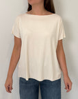 SusyMix - T-shirt con fiocchetti burro