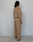 Haveone - Pantalone barrel nocciola