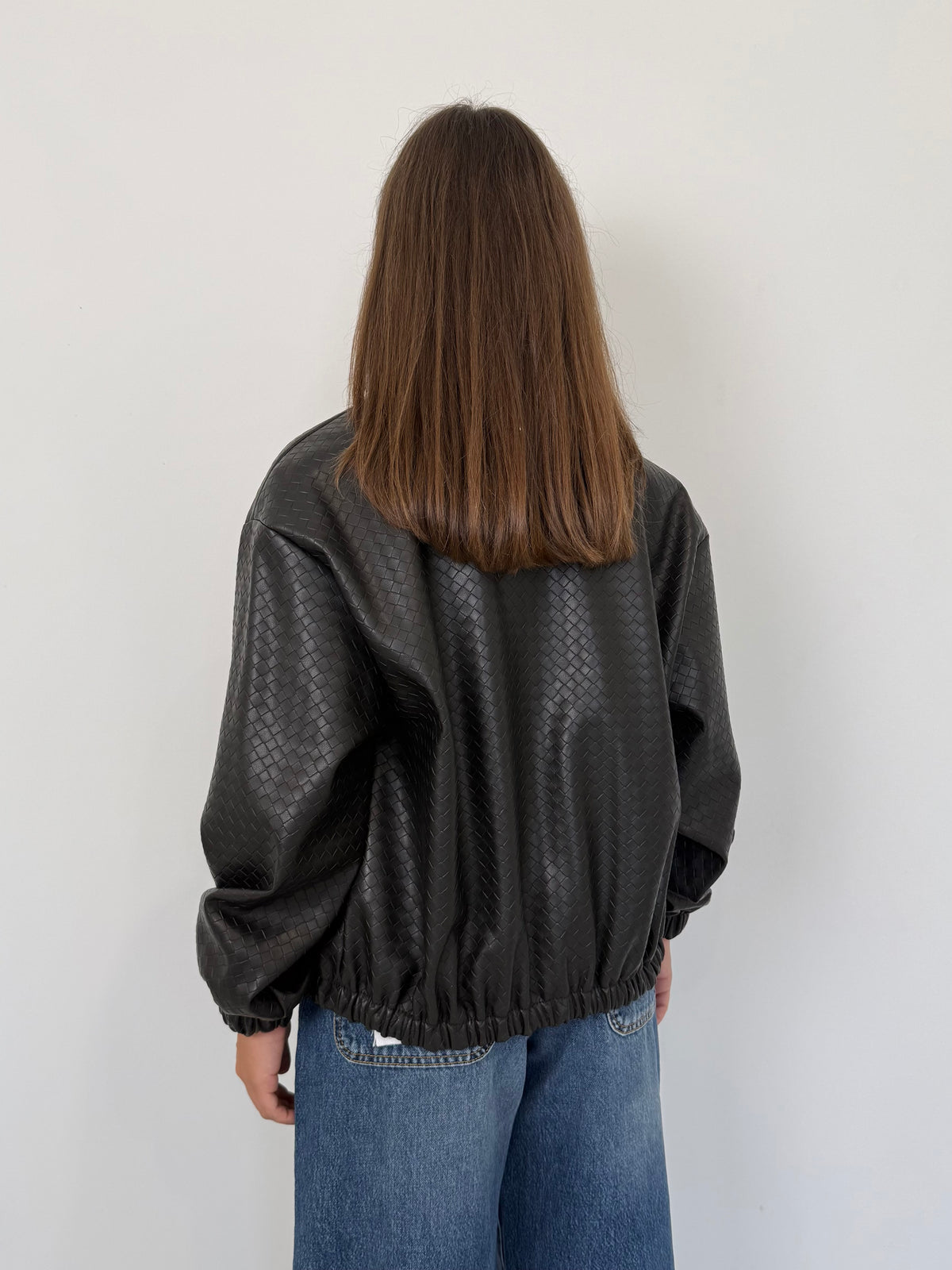 SusyMix - Bomber intrecciato nera