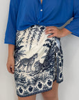 Tensione In - Gonna pareo jungle blu
