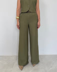 Haveone - Pantalone easy verde