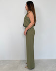 Haveone - Pantalone easy verde
