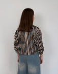 Haveone - Camicia in viscosa riga fine