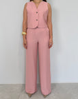 Haveone - Pantalone easy rosa
