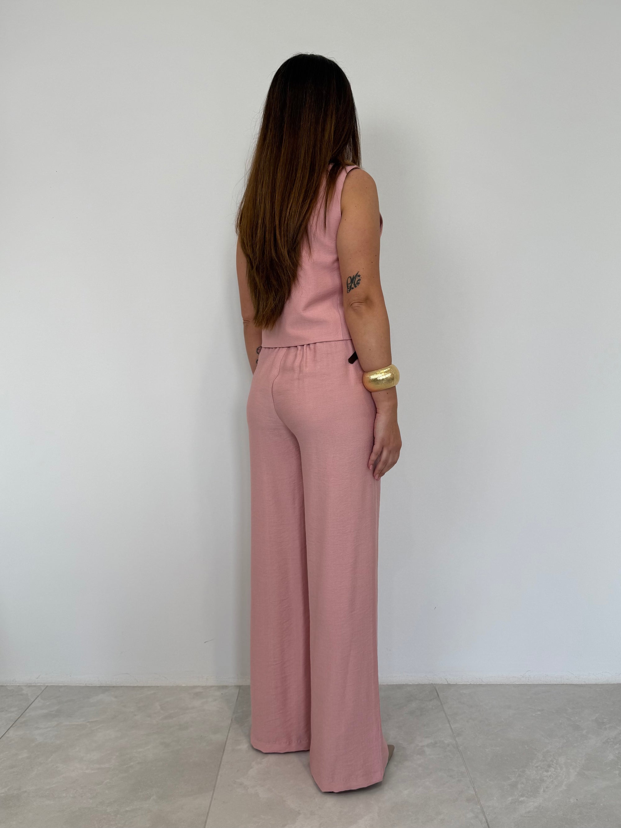 Haveone - Pantalone easy rosa
