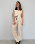 Haveone - Pantalone easy burro