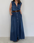 SusyMix - Abito chemisier in chambray