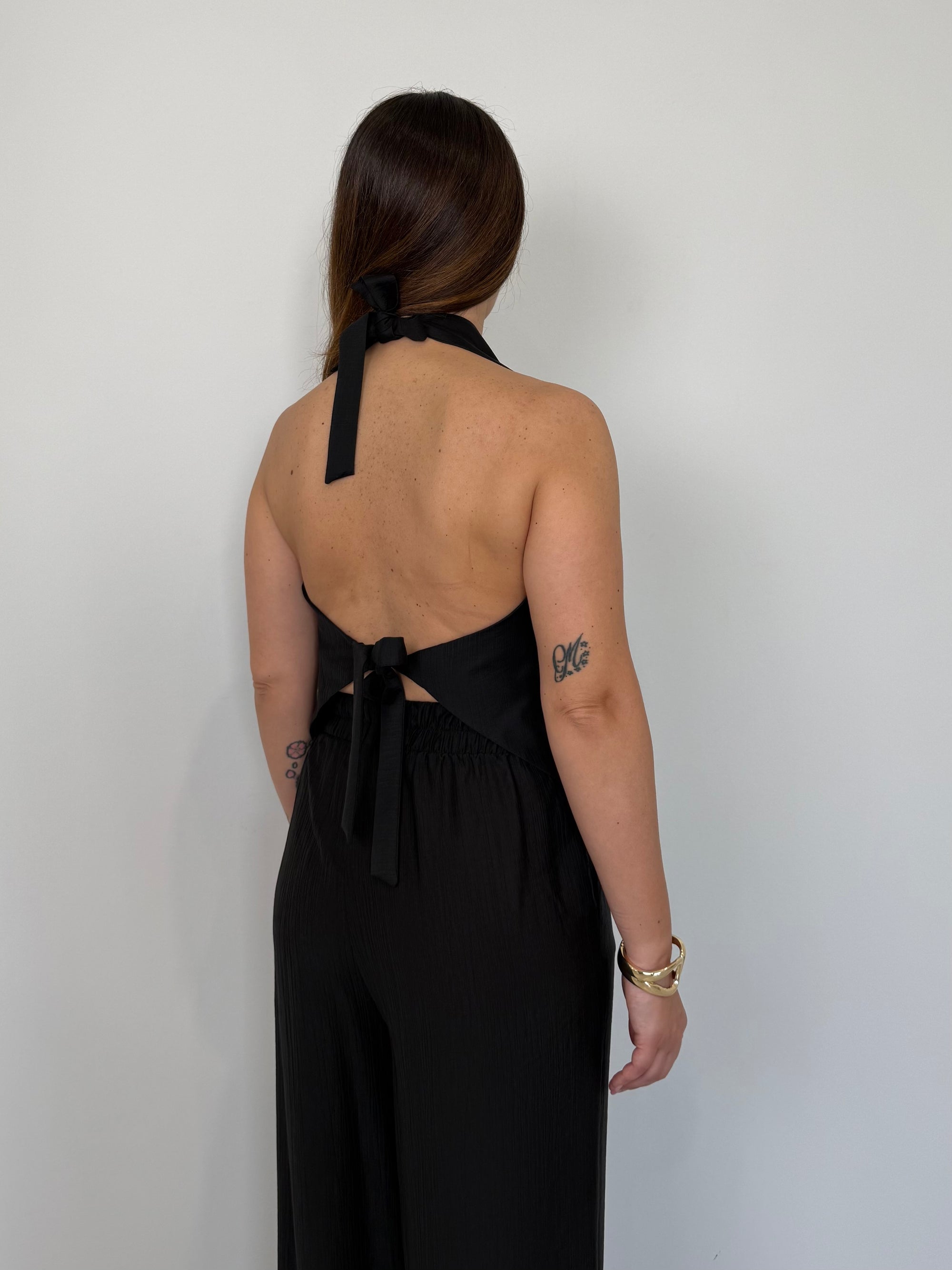 Haveone - Gilet goffrato nero