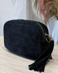 Civico23 - Bauletto vera pelle nero