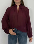SusyMix - Camicia con anello bordeaux