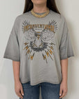 Haveone - T-shirt inconvetional grigia