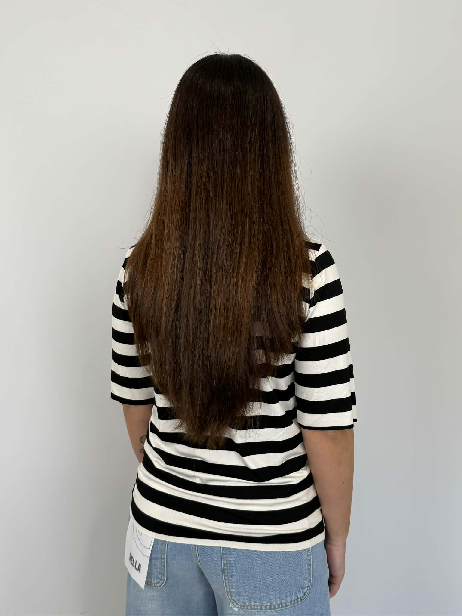 SusyMix - Maglia al gomito righe nera