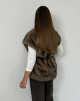 SusyMix - Ecopelliccia smanicata