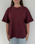 SusyMix - T-shirt over bordeaux