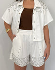 SusyMix - Completo cabochon bianco