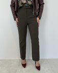 Tensione In - Pantalone sigaretta moro
