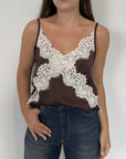 Tensione In - Canotta lingerie moro