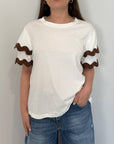SusyMix - T-shirt con onde moro