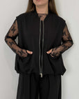 Dixie - Bomber con tasche nero
