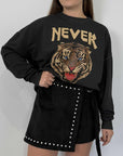 Haveone - Felpa tigre nera
