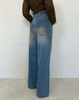 SusyMix - Jeans palazzo invecchiato