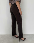 Haveone - Pantalone sigaretta moro
