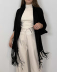 Two Way - Cardigan mantella nera