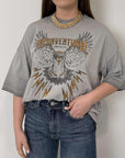 Haveone - T-shirt inconvetional grigia
