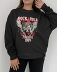 Haveone - Felpa rock roll grigio