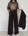 Dixie - Pantalone con cintura inserita moro