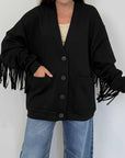 Civico23 - Cardigan con frange