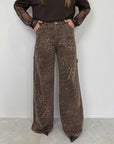Haveone - Jeans Mine maculato