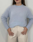 SusyMix - Maglioncino in alpaca celeste