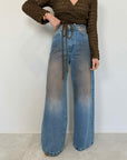 SusyMix - Jeans palazzo invecchiato