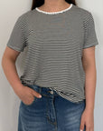 Two way - Maglia righe nero