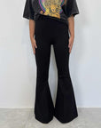 Haveone - Pantalone in punto milano nero